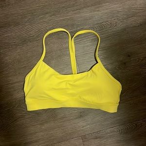 Lululemon Flow Y bra nulu color soleil size 8